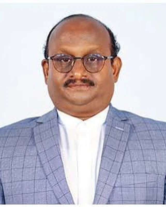 Studio portrait of R.J. Bhuvanesh